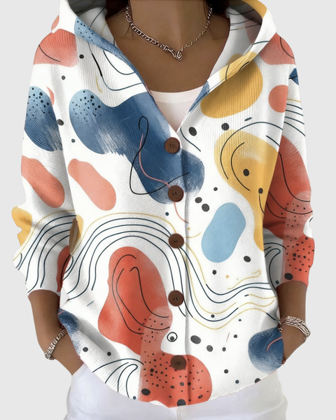 Solène | Cardigan Abstrait Moderne