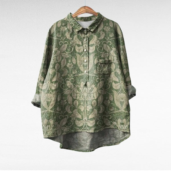 Marjolaine | Blouse Fleurie Rétro