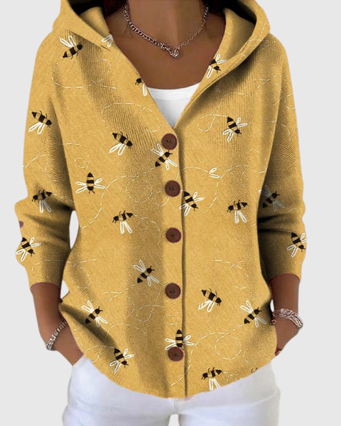 Clotilde | Cardigan Abeilles Douces