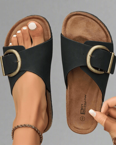 Freya | Mules Orthopédiques Boucle
