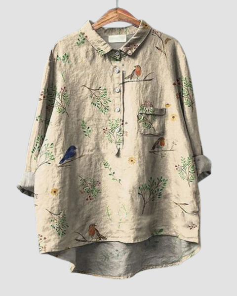 Faustine | Blouse Nature Délicate