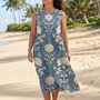 Kailo | Robe Midi Florale Shoreline