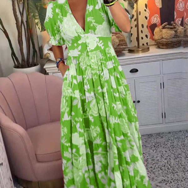 Adélaïde | Robe Maxi Fleurie