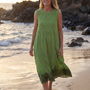 Kapua | Robe Midi Texturée de Jardin