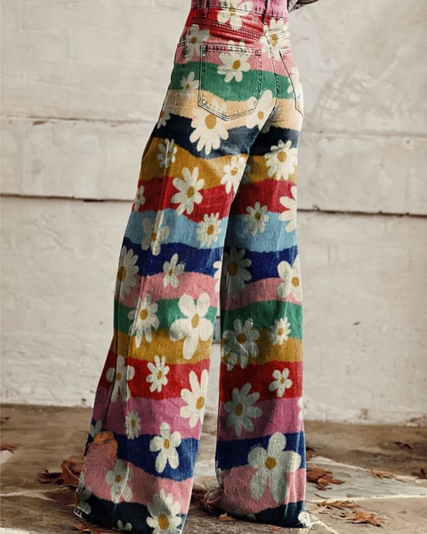 Capucine | Pantalon Fleuri