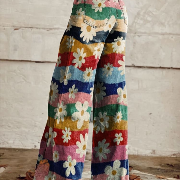 Capucine | Pantalon Fleuri