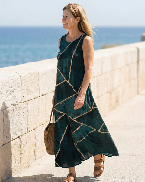 Saelle | Robe Midi Marée Calme