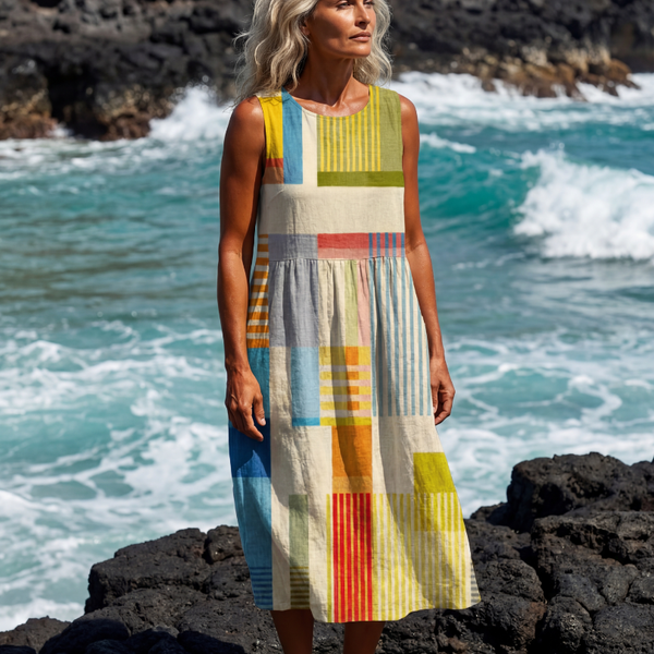 Esme | Robe Midi Peinte