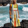Esme | Robe Midi Peinte
