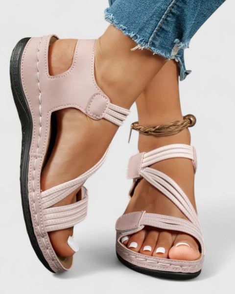 Rosalie | Sandales Orthopédiques Croisées