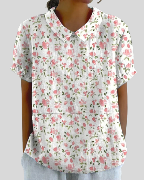 Juliette | Blouse Fleurs Miniatures