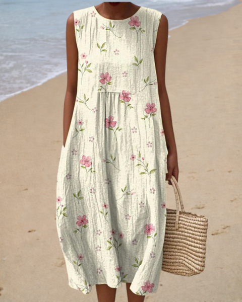 Élodie | Robe Midi Florale