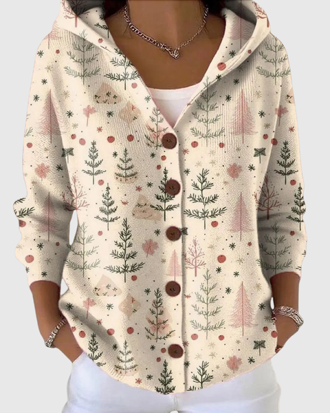Coralie | Cardigan Forêt Délicate