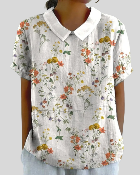 Flavie | Blouse Fleurs Sauvages