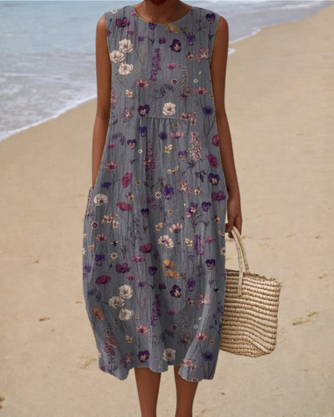 Geneviève | Robe Midi Champêtre
