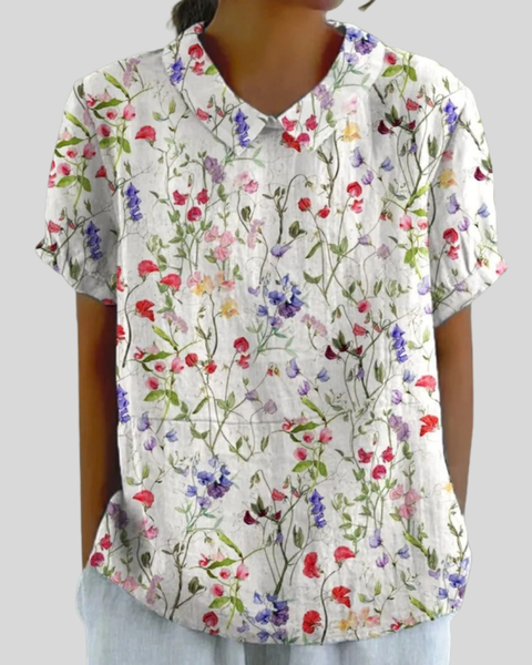 Océane | Blouse Florale Légère