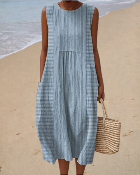 Noémie | Robe Midi Minimaliste