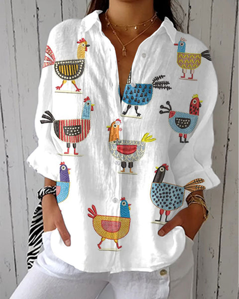Maëlys | Blouse Motifs Ludiques
