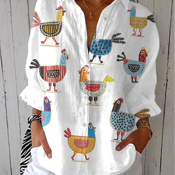 Maëlys | Blouse Motifs Ludiques