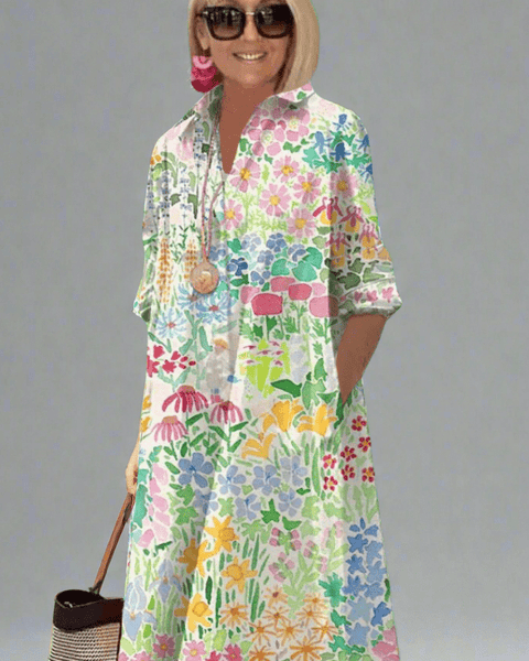 Paige | Robe Midi Champêtre