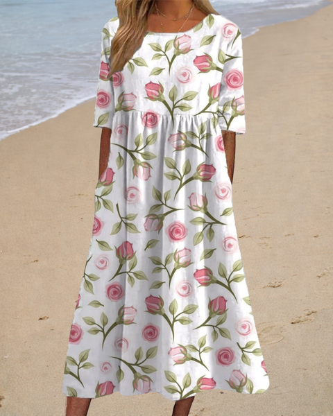 Aurélie | Robe Midi Romantique