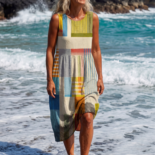 Esme | Robe Midi Peinte