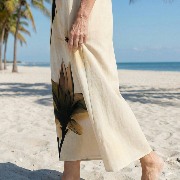 Seraya | Robe Maxi Douce Automne