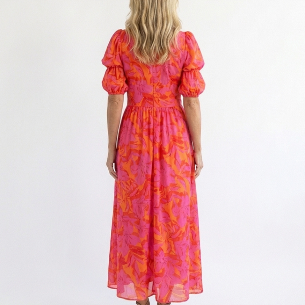 Flavie | Robe Maxi Fleurie Éclat Tropical