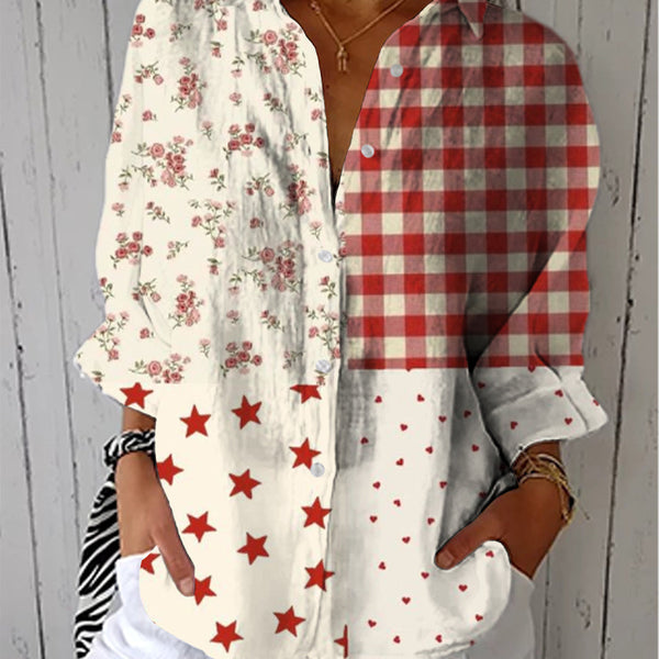 Faustine | Blouse Patchwork Romantique