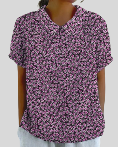 Léonie | Blouse Micro-Fleurie