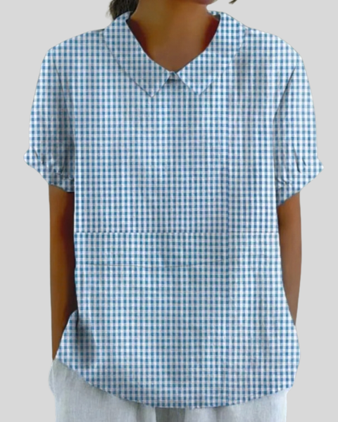 Adèle | Blouse Carreaux Classiques
