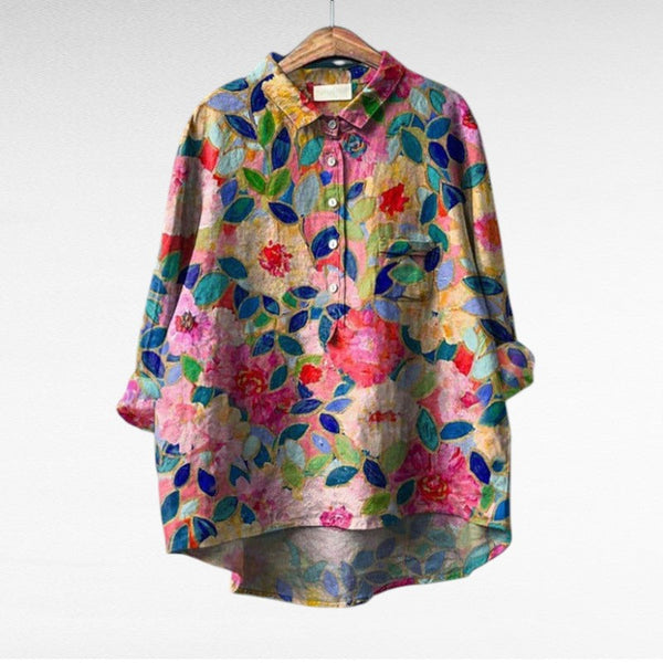 Séraphine | Blouse Florale Artistique