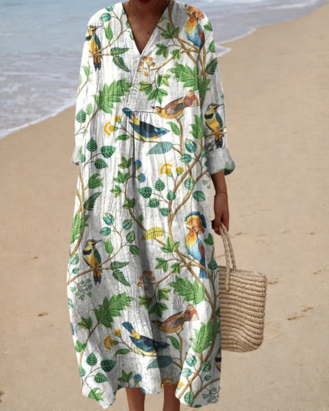 Sylvie | Robe Tropicale Naturelle