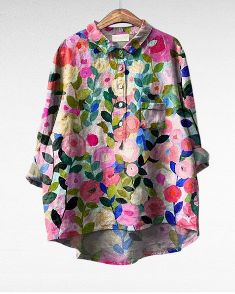 Séraphine | Blouse Florale Artistique