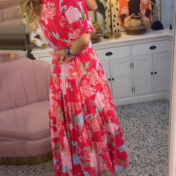 Adélaïde | Robe Maxi Fleurie