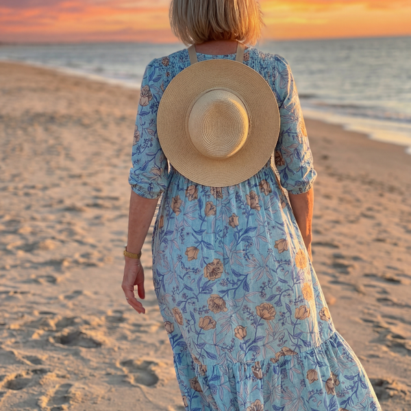 Halia | Robe Midi à Fleurs des Champs