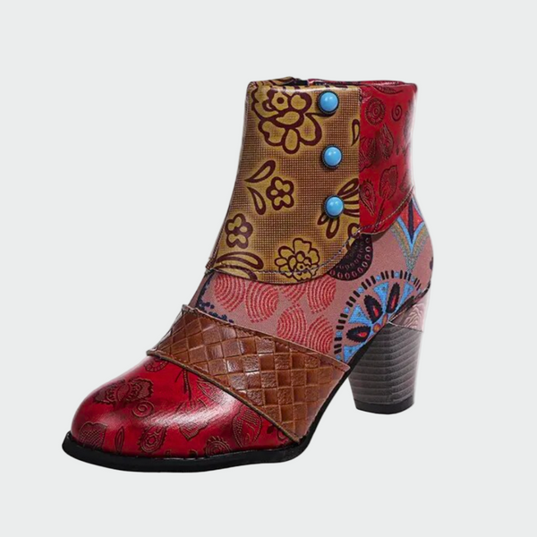 Aurélia | Bottines Patchwork Artistiques