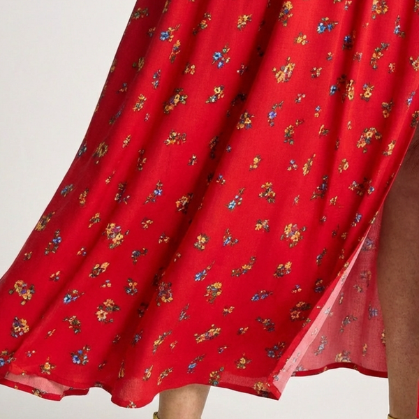 Camille | Robe Maxi Fleurie Smockée Élégance
