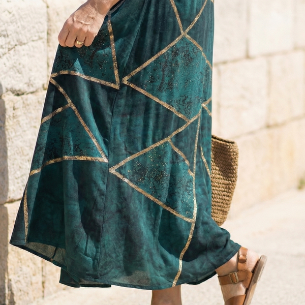Saelle | Robe Midi Marée Calme