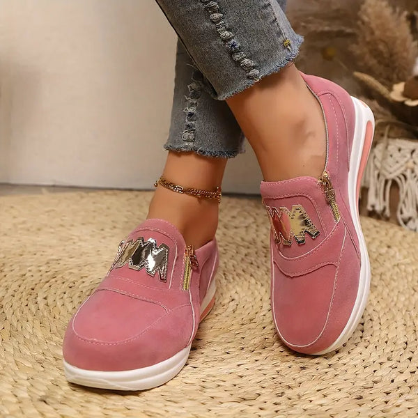 Mélina | Baskets Slip-On Zip Chic