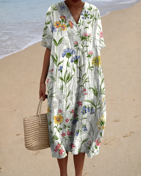 Delphine | Robe Longue Florale