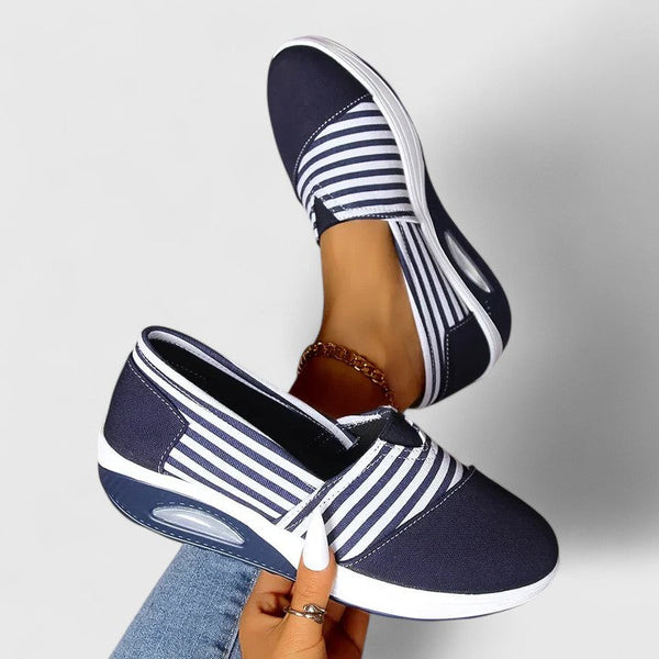 Marina | Baskets Slip-On Rayées