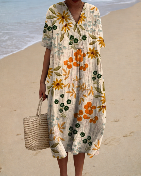 Marguerite | Robe Fleurie Champêtre