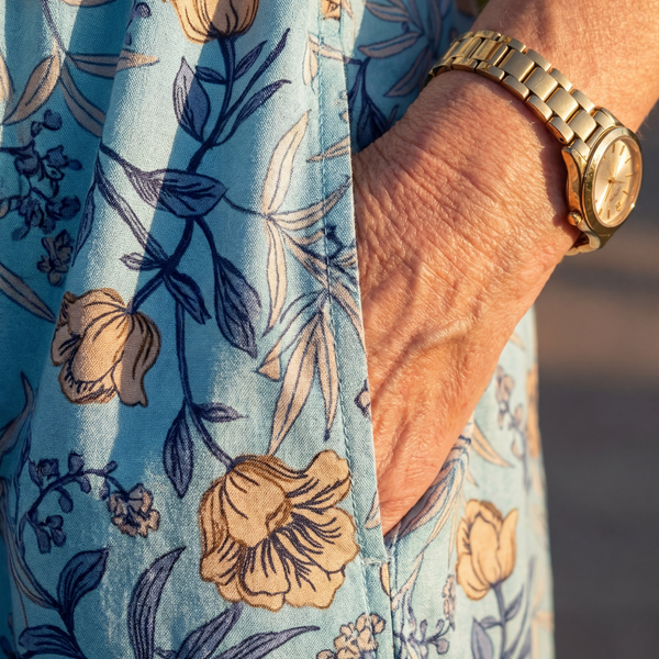 Halia | Robe Midi à Fleurs des Champs