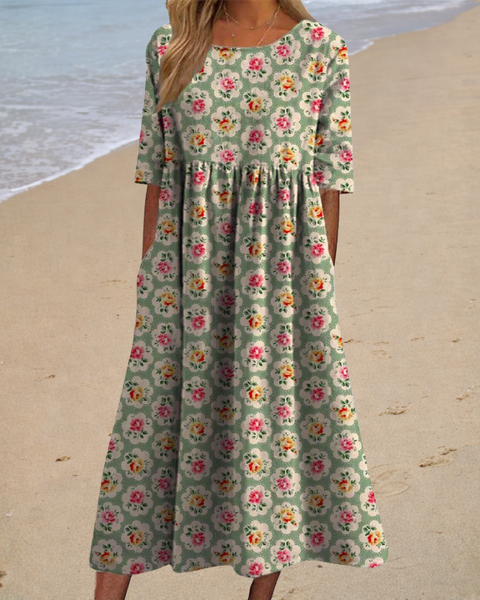 Aurélie | Robe Midi Romantique