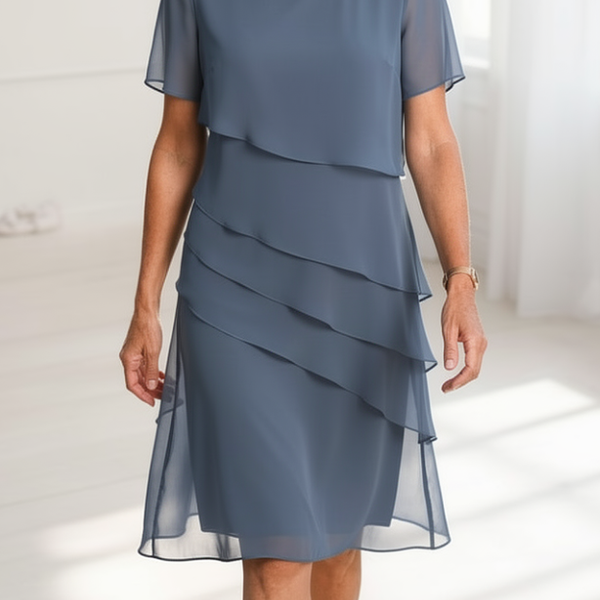 Maristelle | Robe Élégante Nuit Satinée