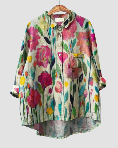 Victoire | Blouse Florale Raffinée
