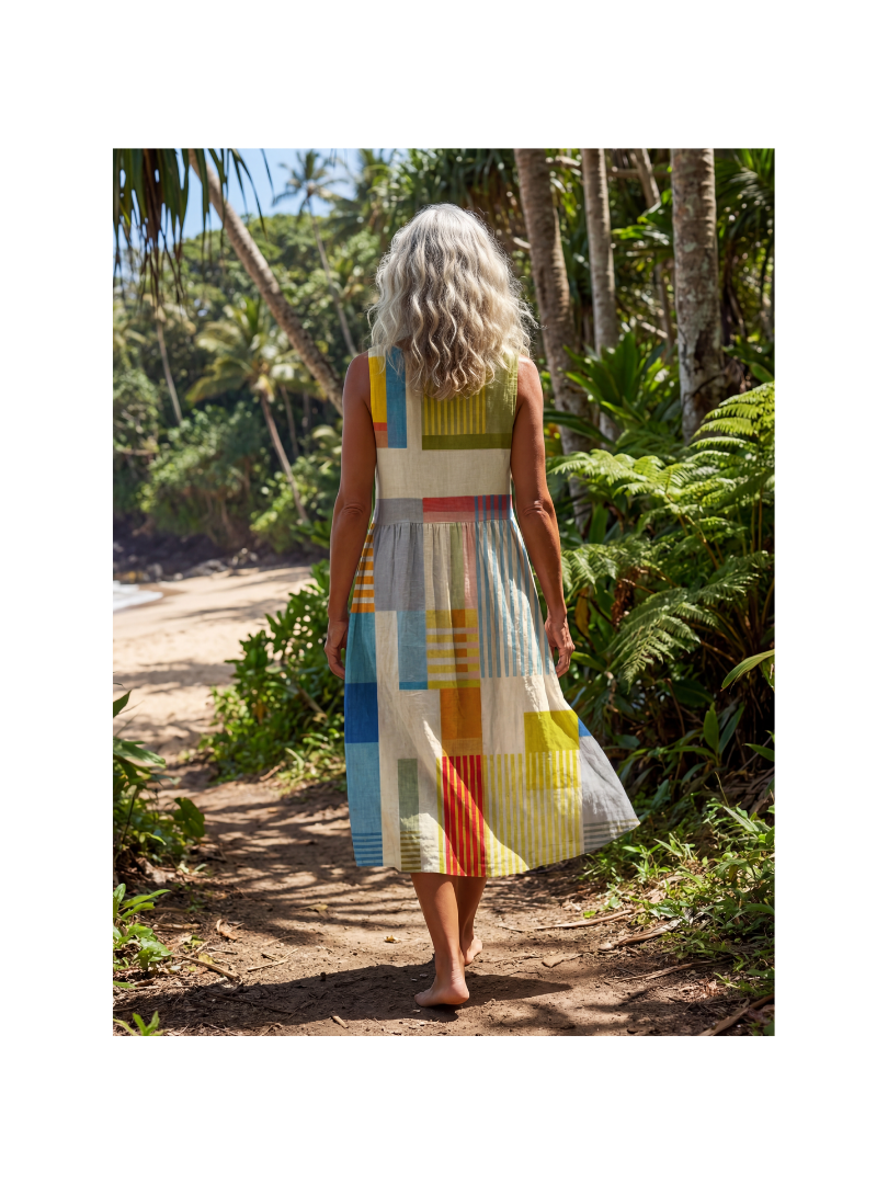 Esme | Robe Midi Peinte