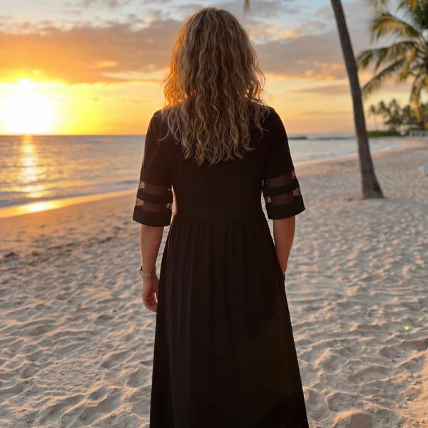 Vera | Robe Midi Détente du Soir