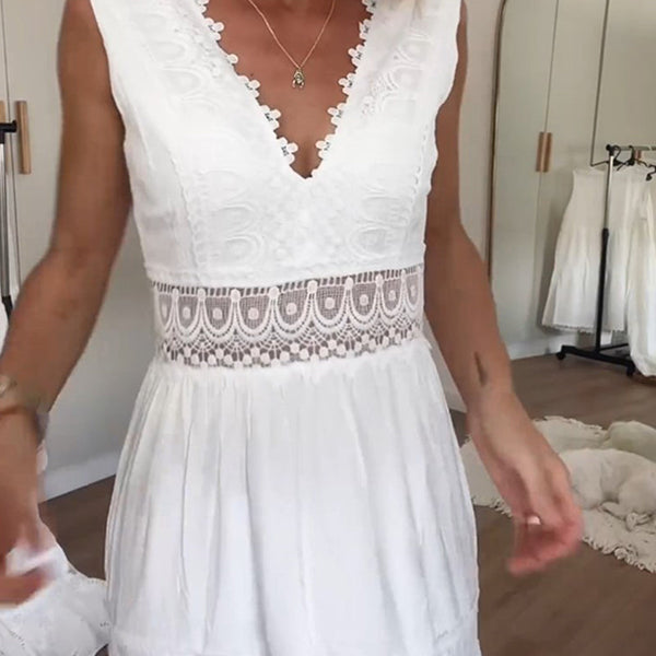Amandine | Robe Maxi Dentelle